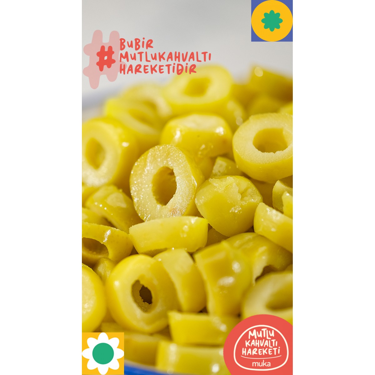 DİLİMLİ YEŞİL ZEYTİN 570 GR 