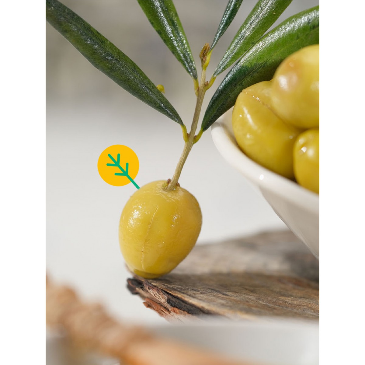 DOMAT ÇİZİK YEŞİL ZEYTİN (570 GR )