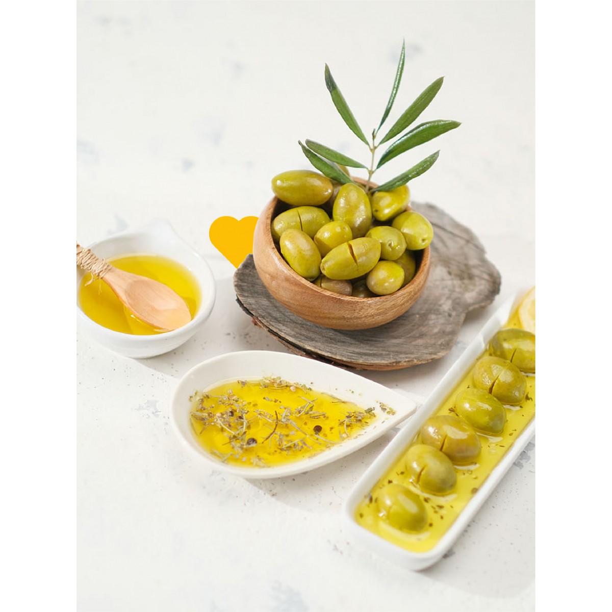 KALAMATA KIRMA YEŞİL ZEYTİN (570 GR )