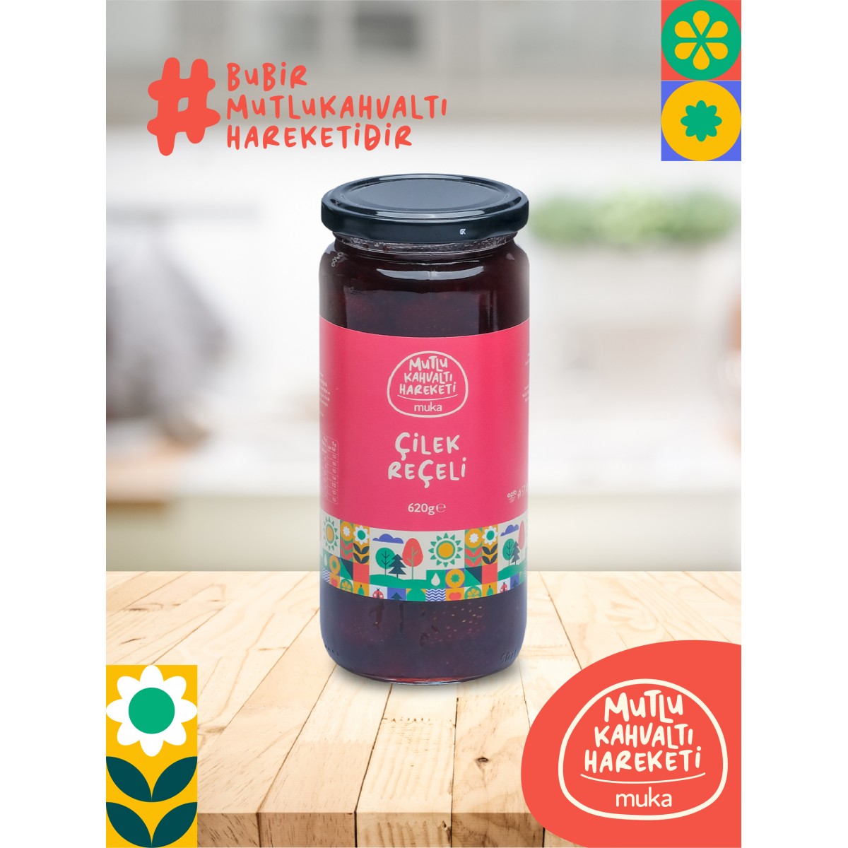 ÇİLEK REÇELİ (380 gr)